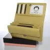 ⁦ארנק עור לנשים 100% עור איטלקי אמיתי⁩ – תמונה ⁦4⁩