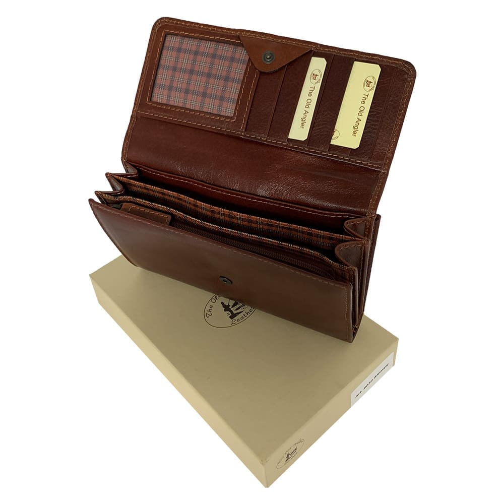 ארנק עור לאישה תוצרת איטליה – דגם 8032 Old Angler Italy – תמונה 5